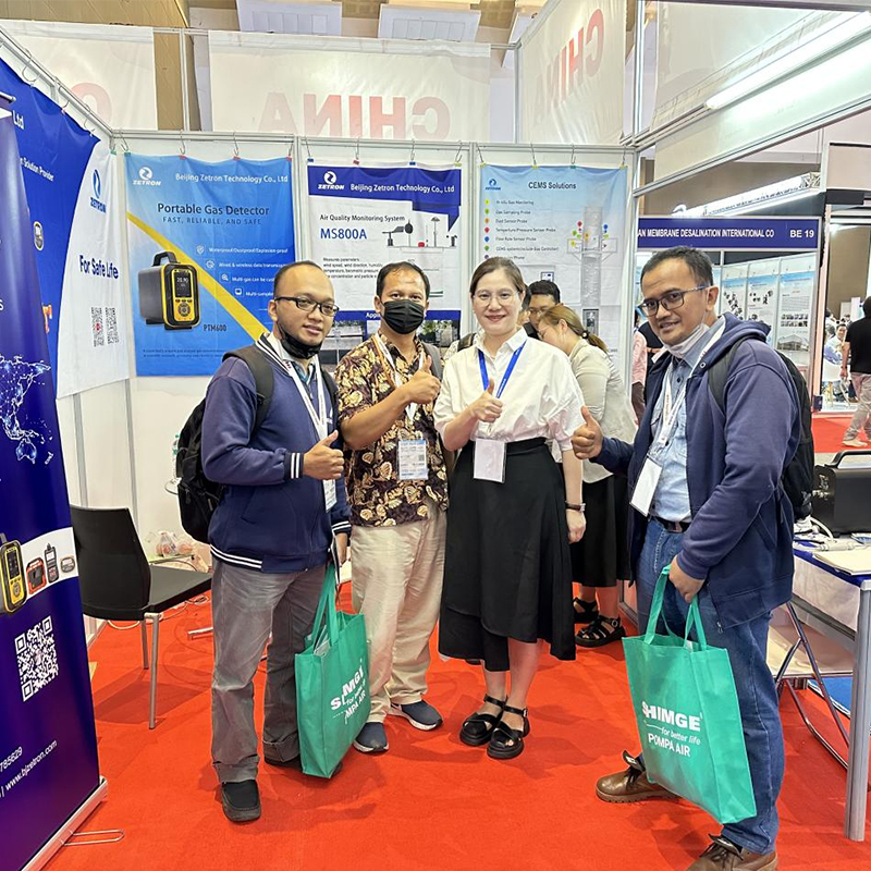草莓直播TV成人产品闪耀印2023尼雅加达环保展，为客户创造安全健康的工作和生活环境