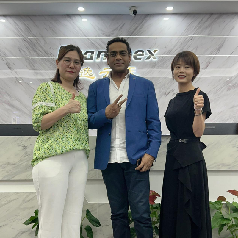 印度客户慕名来访草莓直播TV成人，洽谈空气质量监测项目合作!