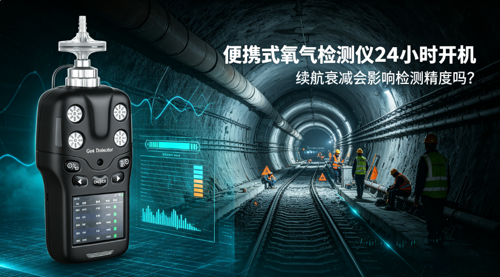 便携式氧气浓度检测仪24小时持续开机，电量衰减会影响检测精度吗