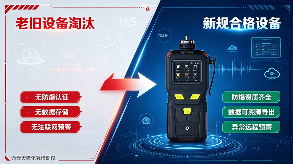  2026新规双重收紧！硫化氢检测仪告别“摆设化”，三项硬性验收标准倒逼老旧设备全面淘汰