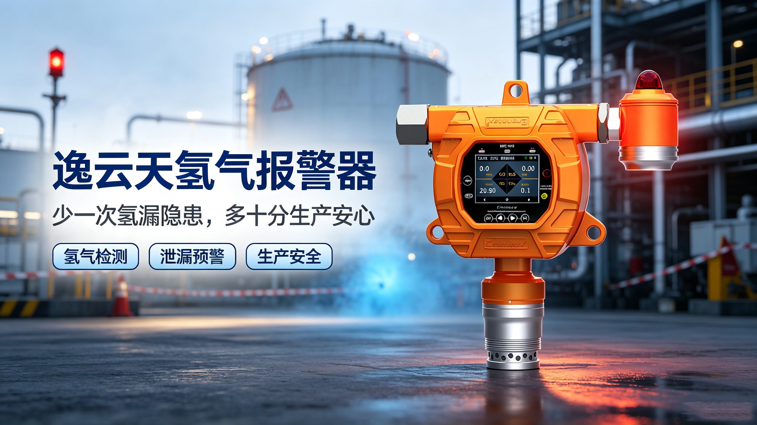 少一次氢漏隐患，多十分生产安心，这份氢气报警器推荐清单值得收藏